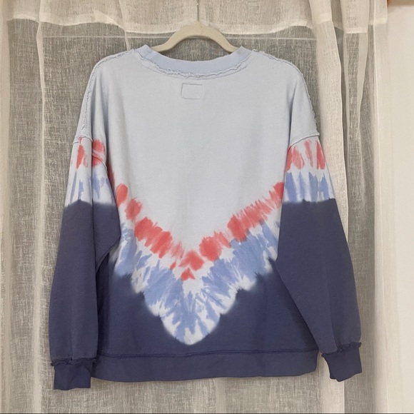 Free People Tie Dyed Oversized Sweatshirt - Picture 4 of 4